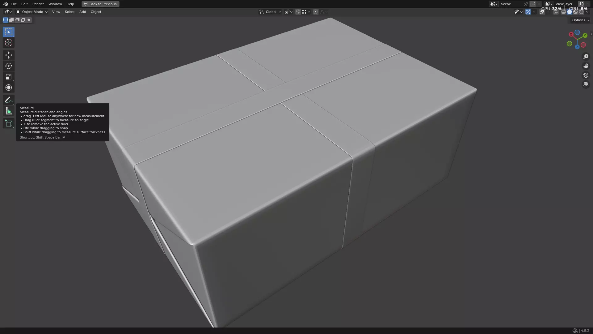 Wrapped Gift Box PBR 10 3D model_14