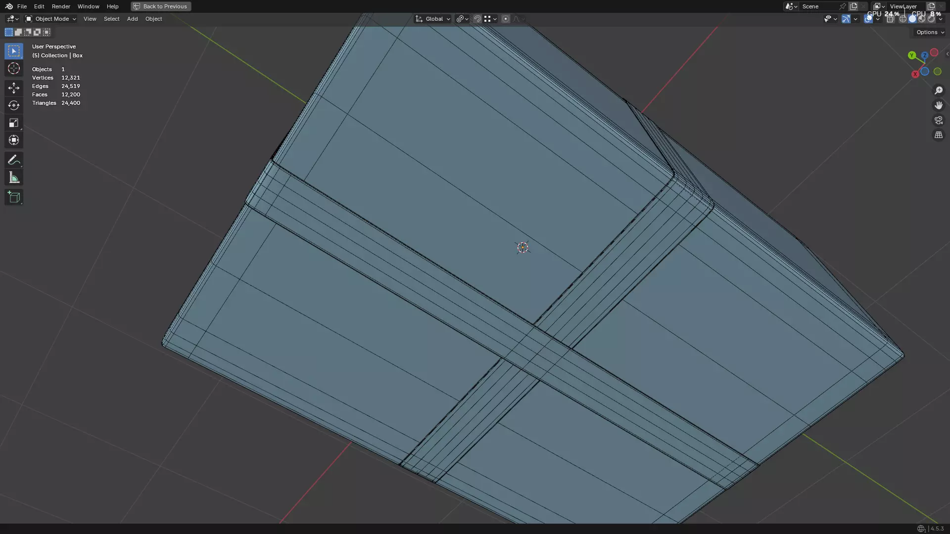 Wrapped Gift Box PBR 10 3D model_34