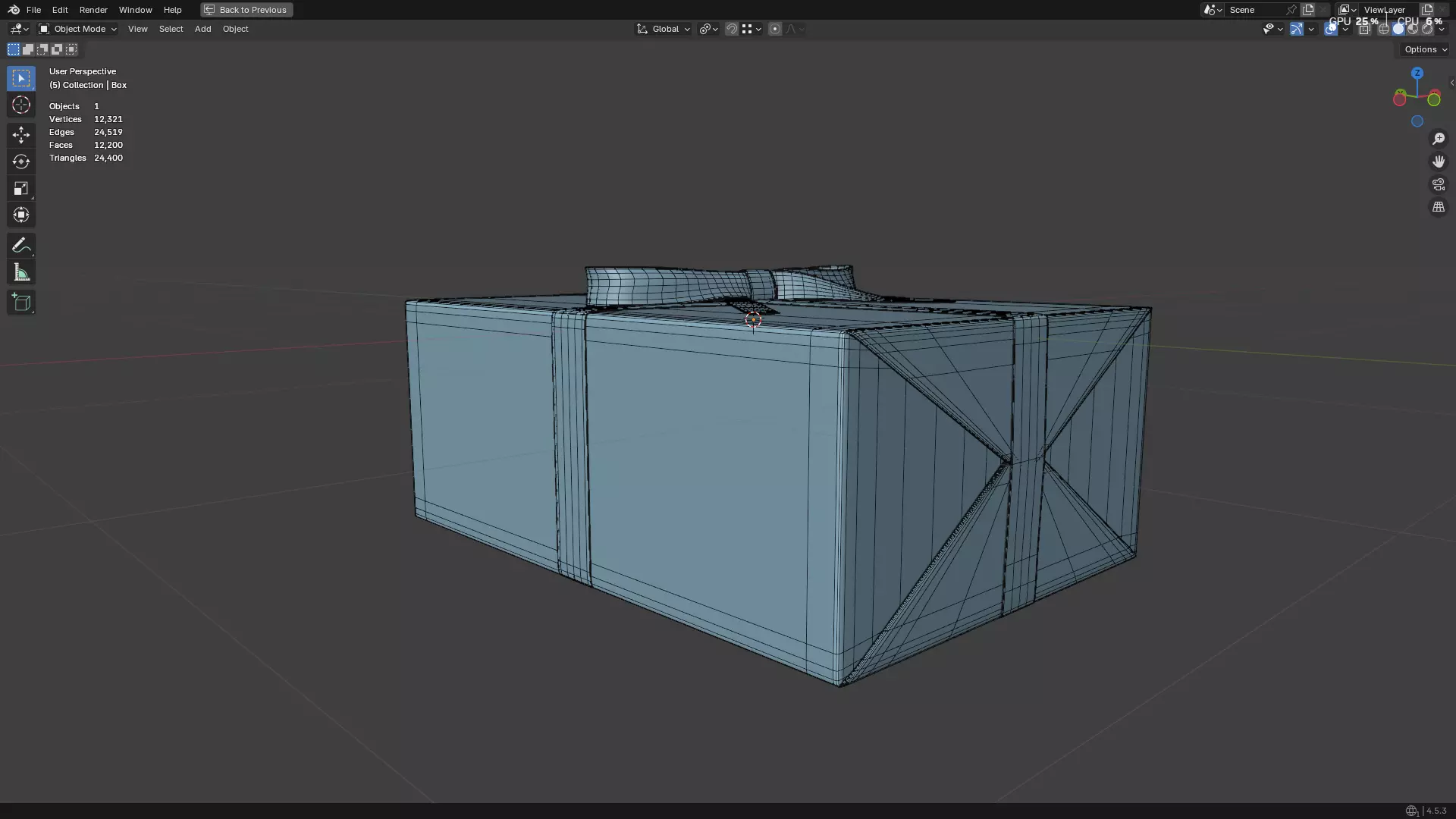 Wrapped Gift Box PBR 10 3D model_33