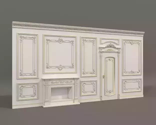 Wall Molding in Classic French style 41