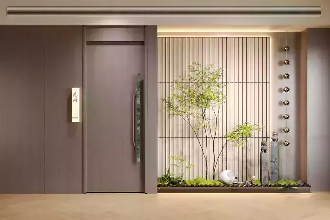 Chinese  style indoor landscape installation