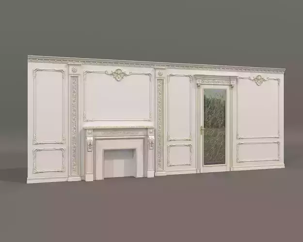 Wall Molding in Classic French style 42