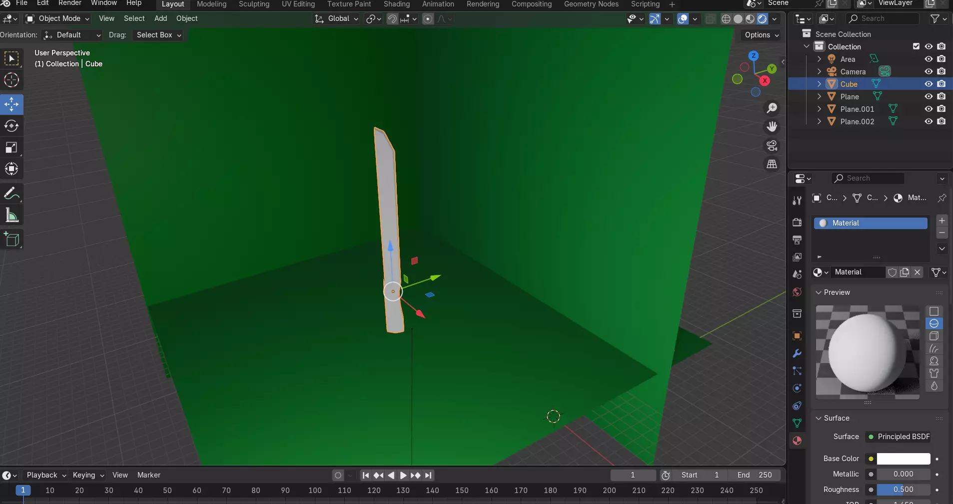Machete Model 3D model_1