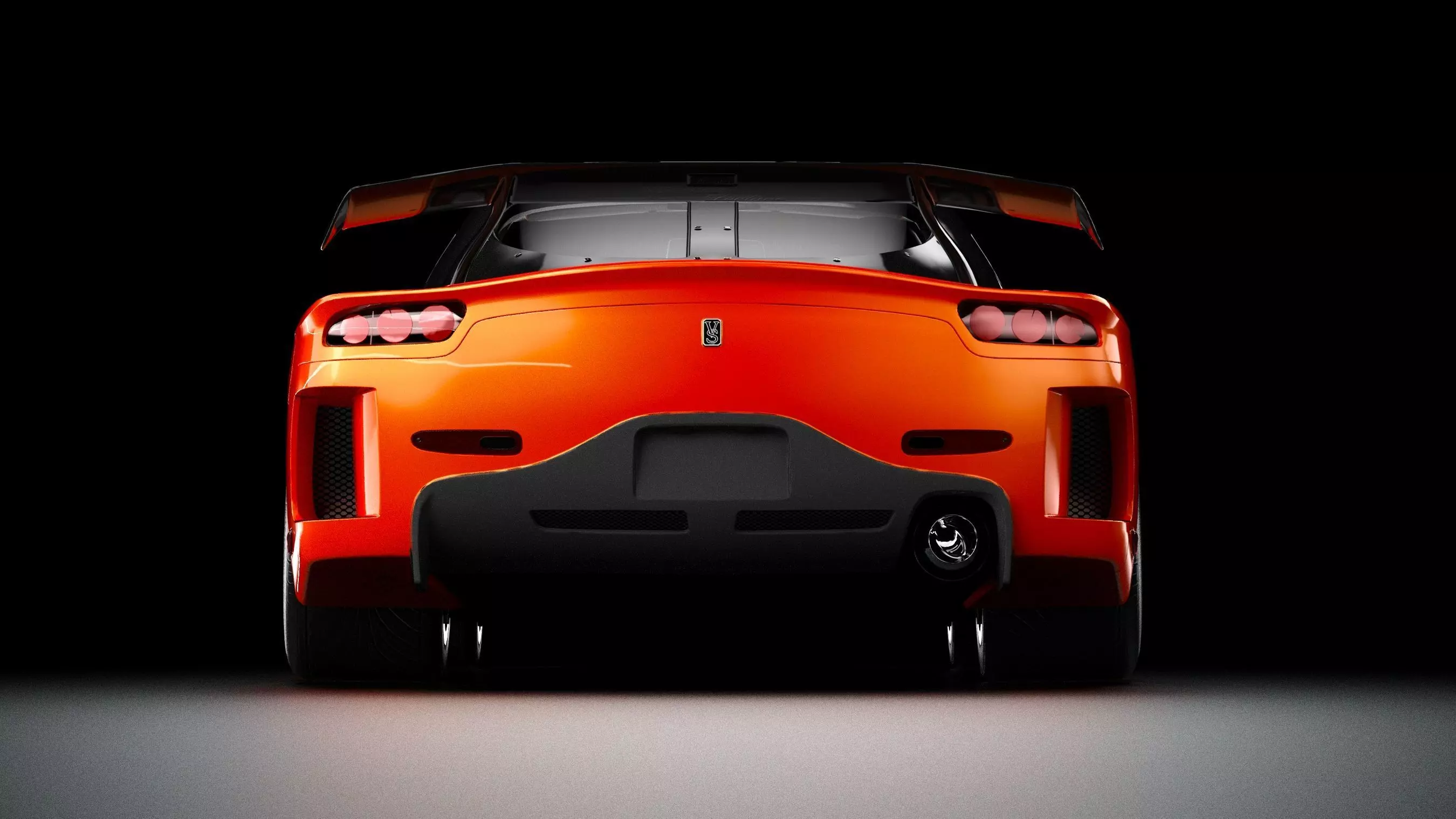 Veilside Mazda RX-7 Low-poly 3D model_6