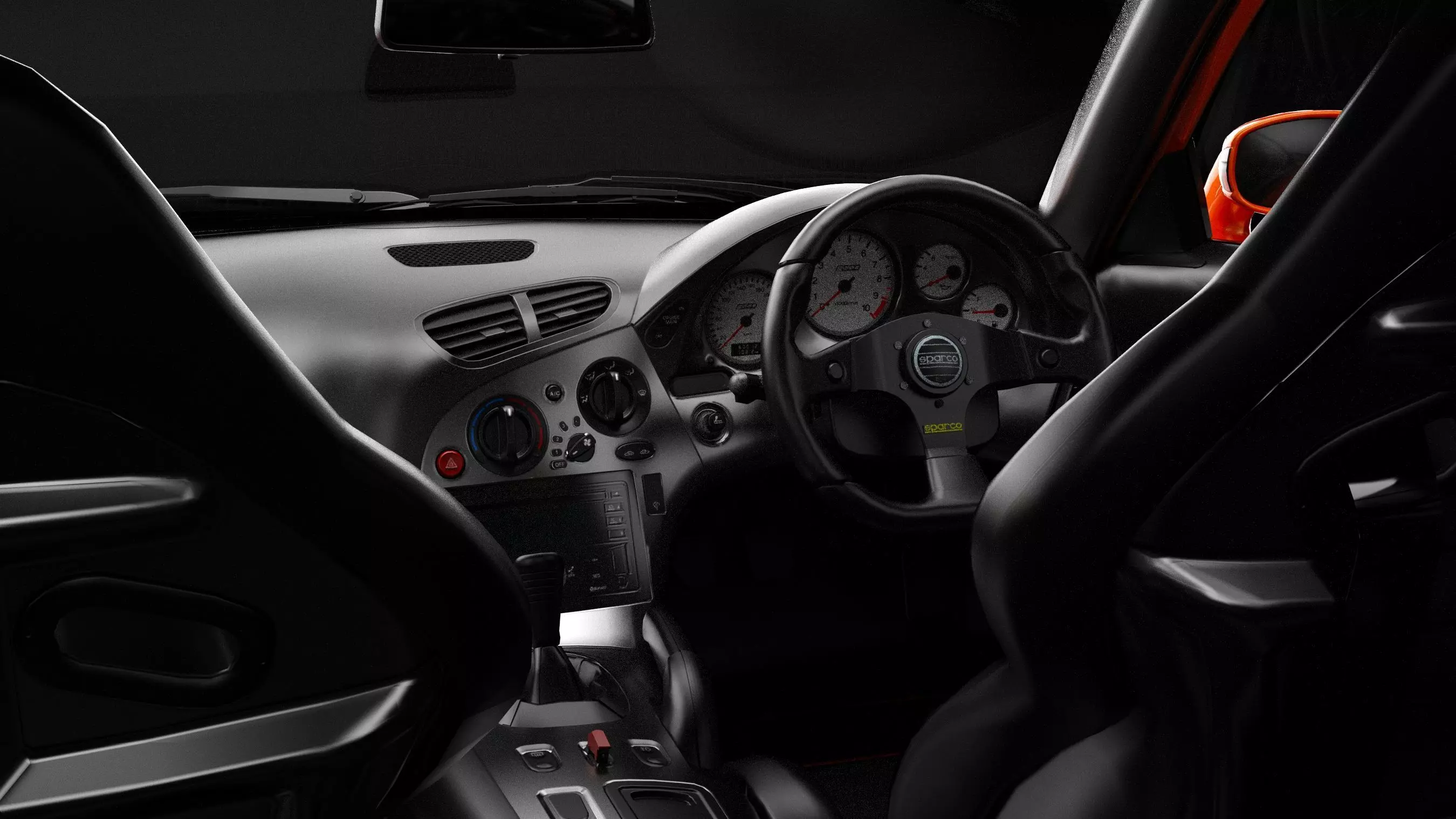 Veilside Mazda RX-7 Low-poly 3D model_11