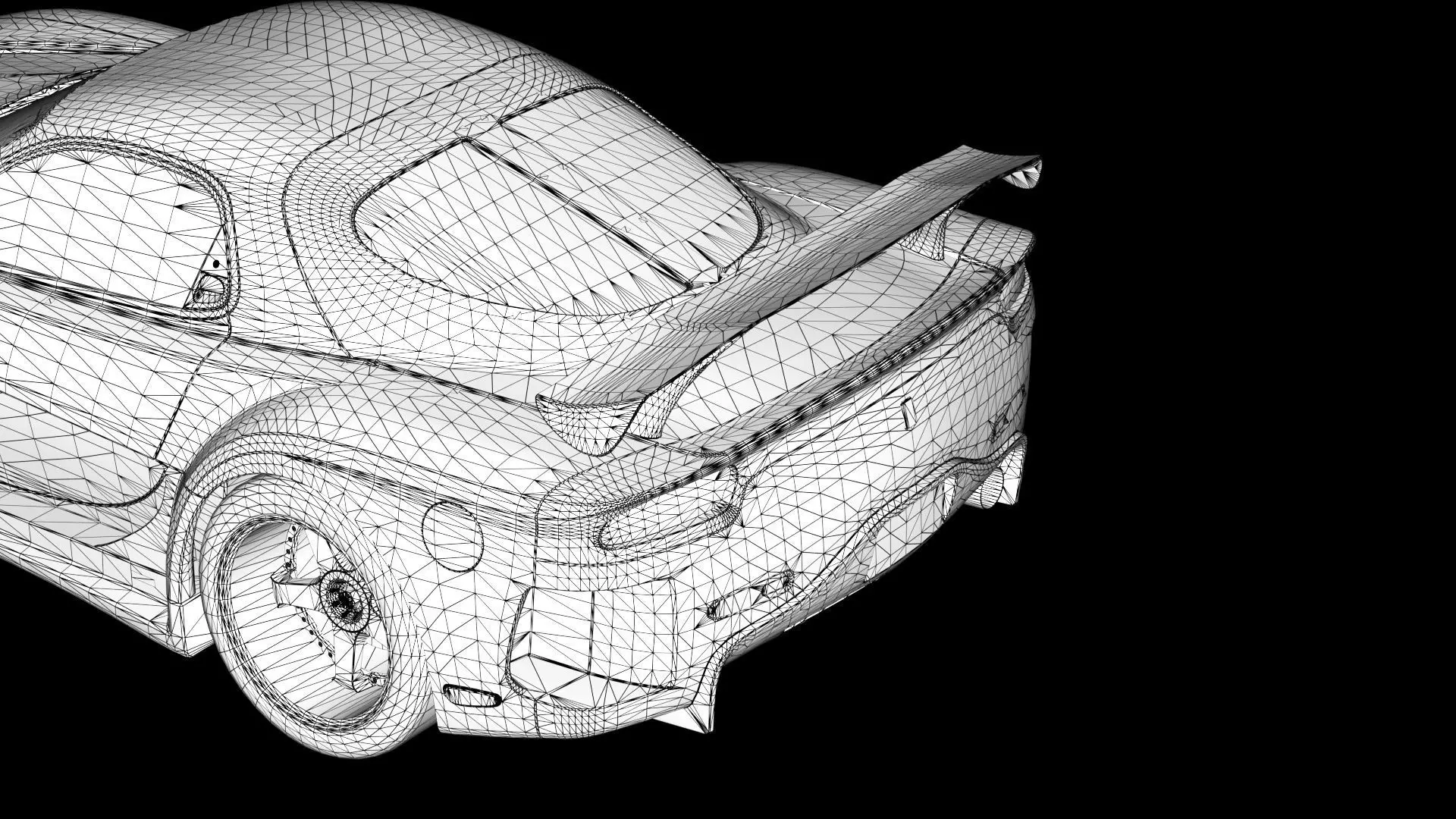 Veilside Mazda RX-7 Low-poly 3D model_17