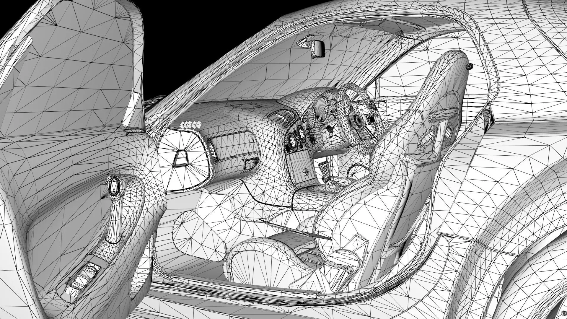Veilside Mazda RX-7 Low-poly 3D model_22