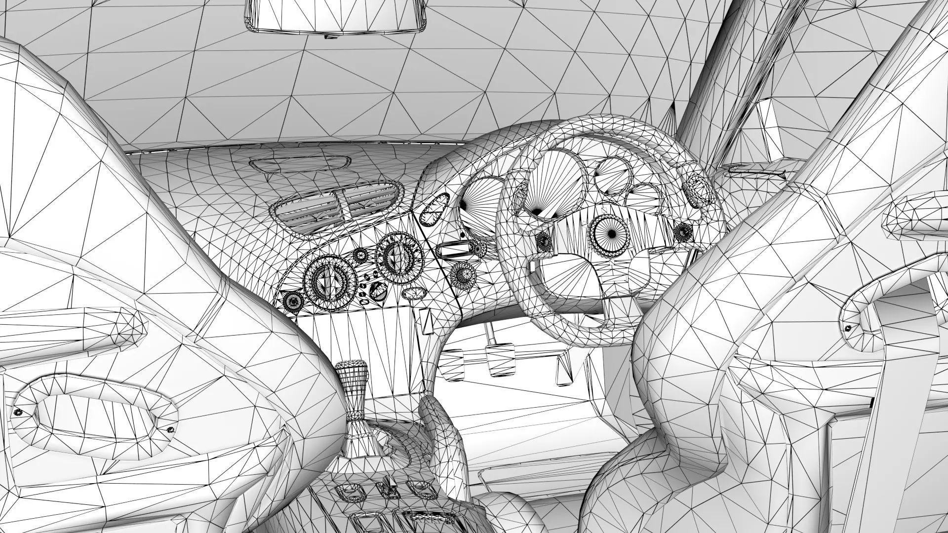 Veilside Mazda RX-7 Low-poly 3D model_23