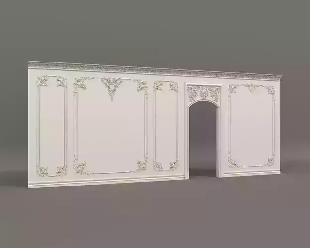 Wall Molding in Classic French style 44