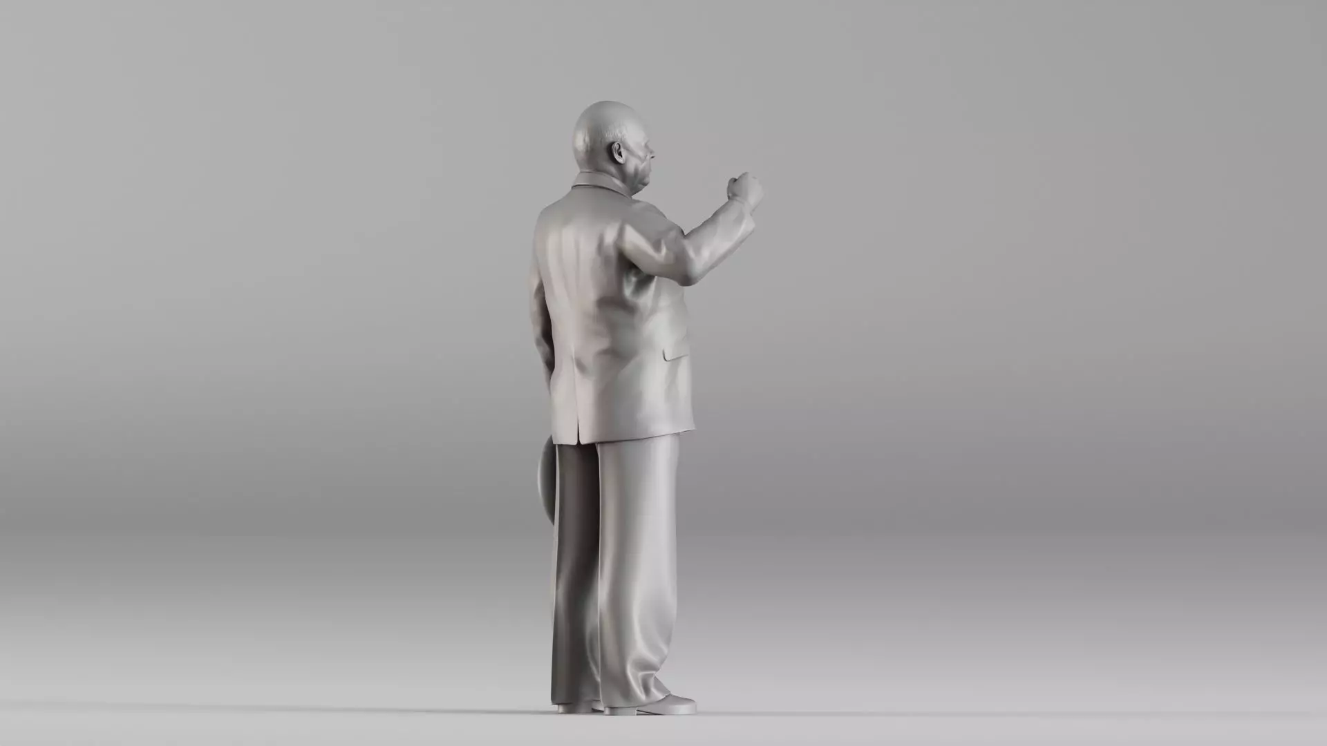 S00026 Nikita Khrushchev 3dp 3D print model_4