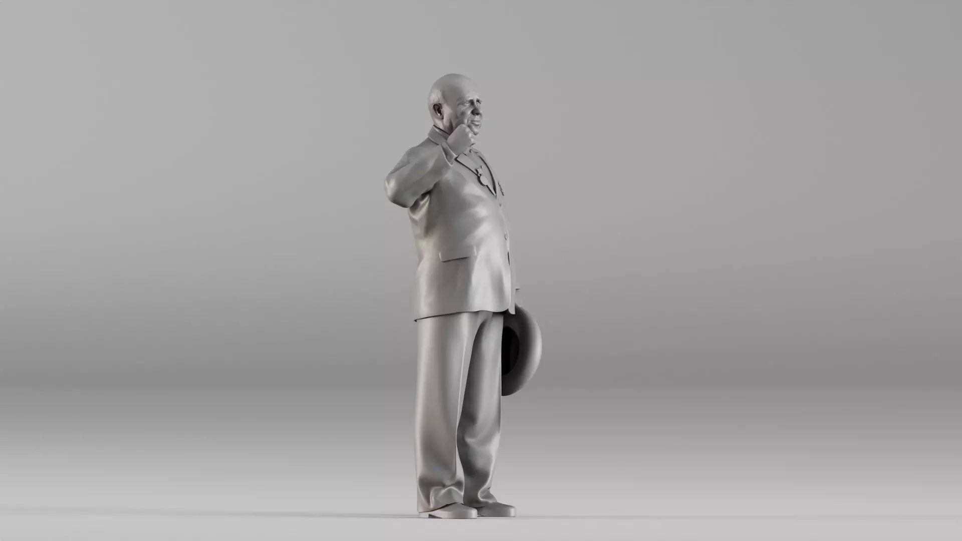 S00026 Nikita Khrushchev 3dp 3D print model_3