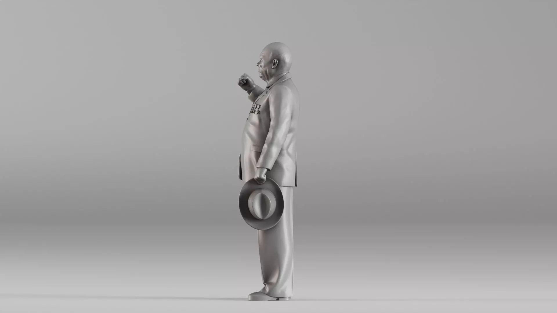 S00026 Nikita Khrushchev 3dp 3D print model_6