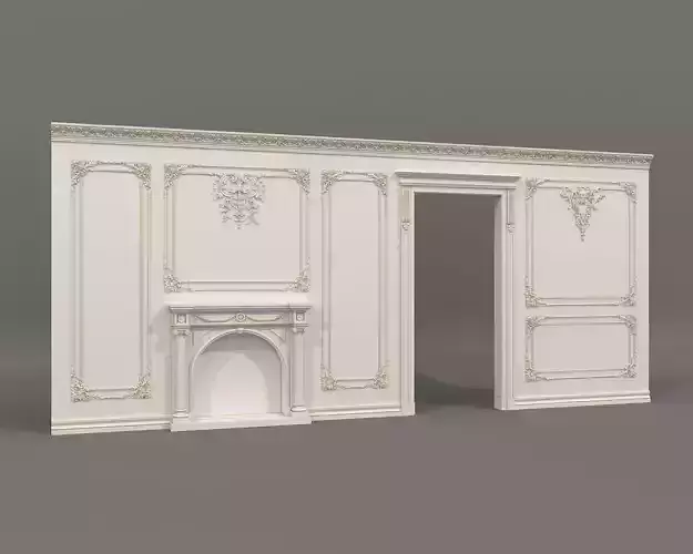 Wall Molding in Classic French style 46
