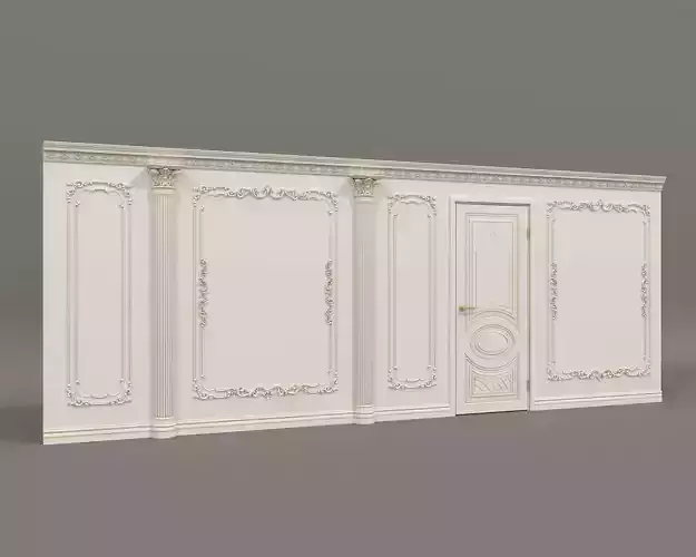 Wall Molding in Classic French style 47