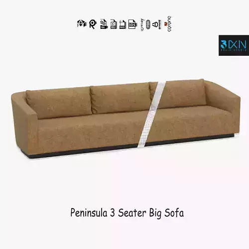Peninsula 3 Seater Big Sofa