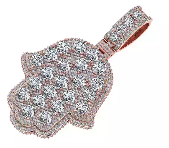 Hamsa Pendent 3D print model