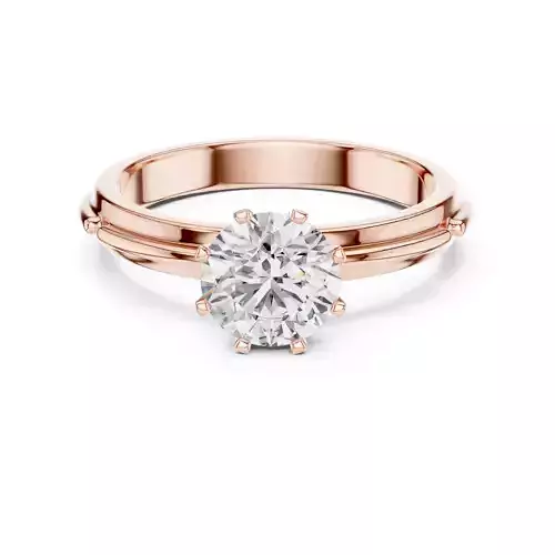 Round Diamond Solitaire Ring
