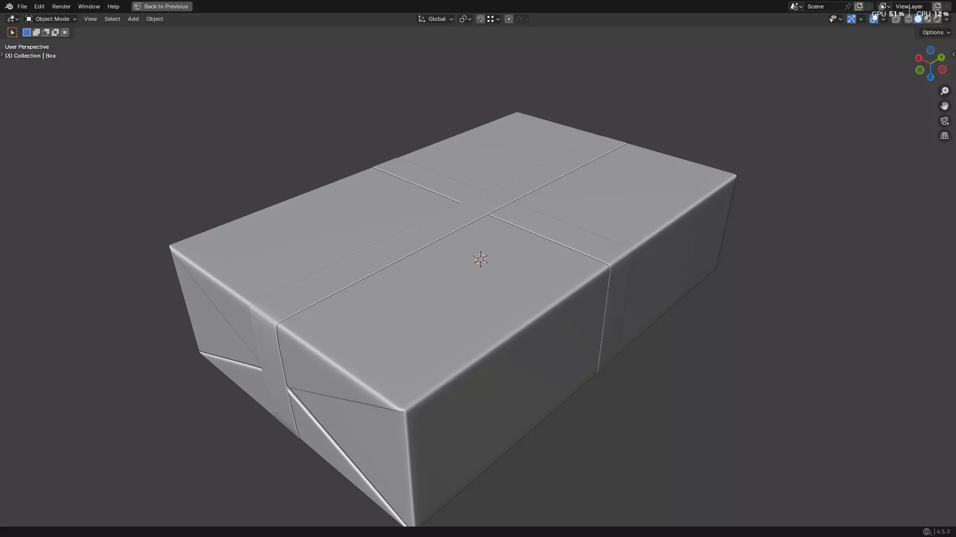 Wrapped Gift Box PBR 11 3D model_21