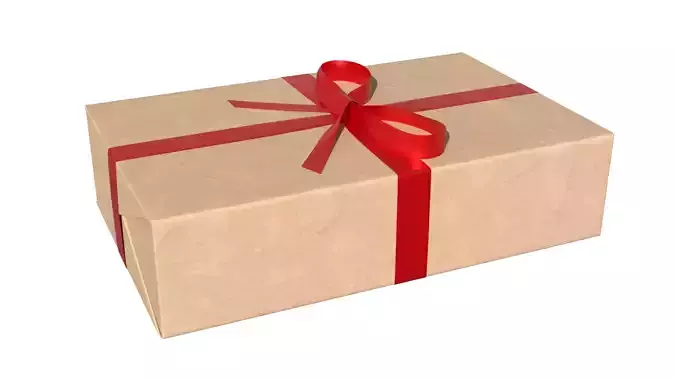 Wrapped Gift Box PBR 11