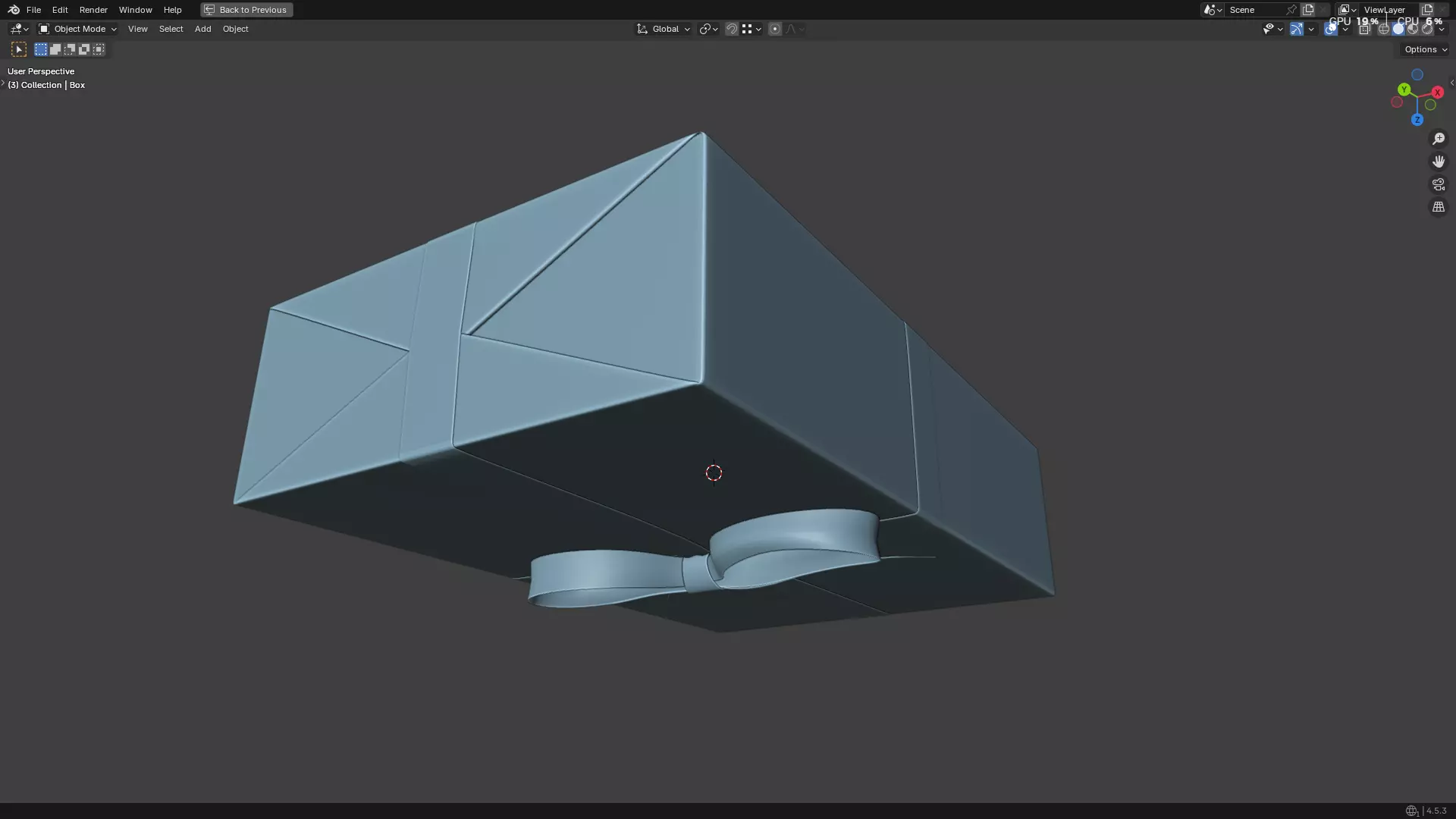 Wrapped Gift Box PBR 11 3D model_40