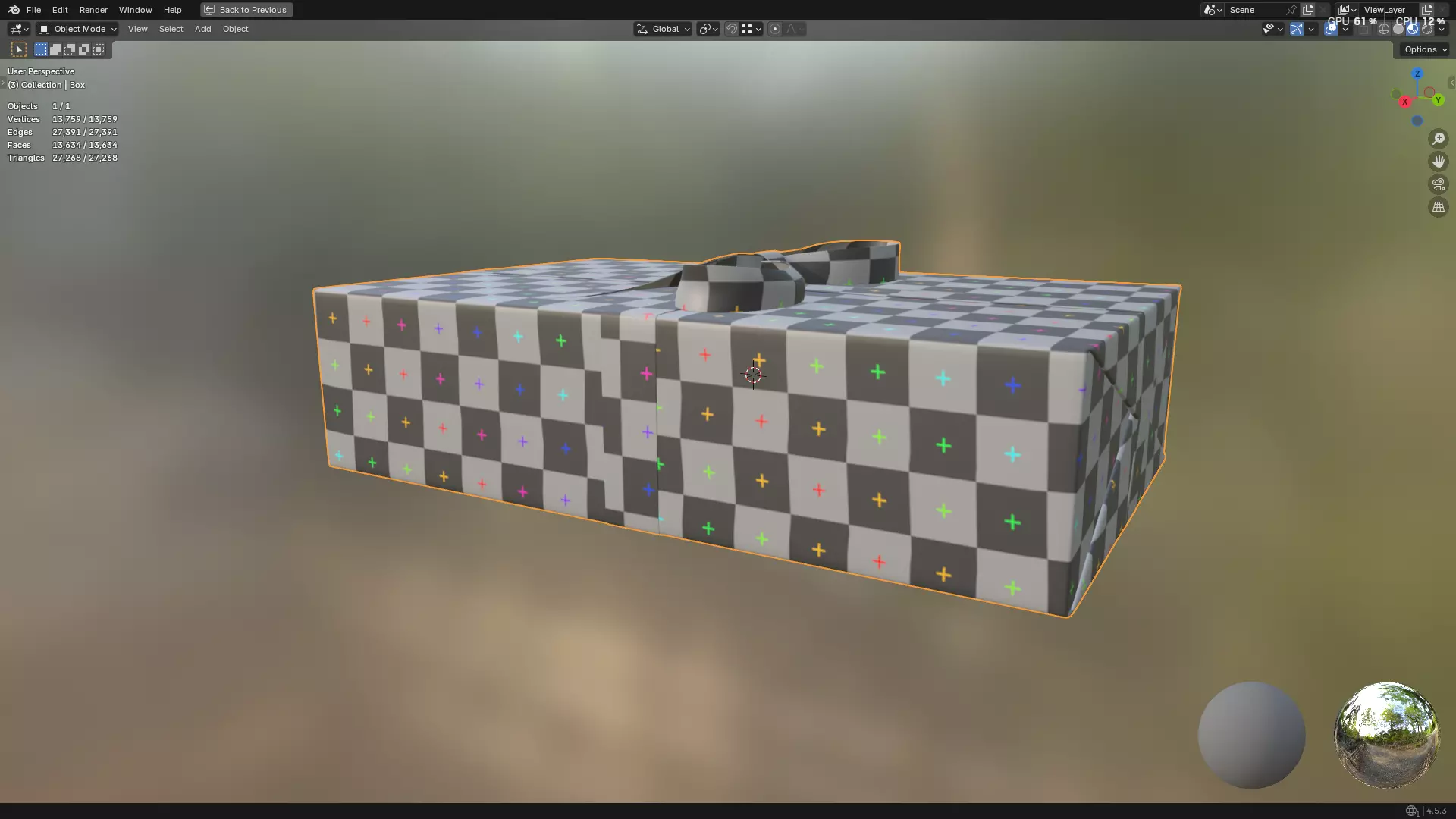 Wrapped Gift Box PBR 11 3D model_51