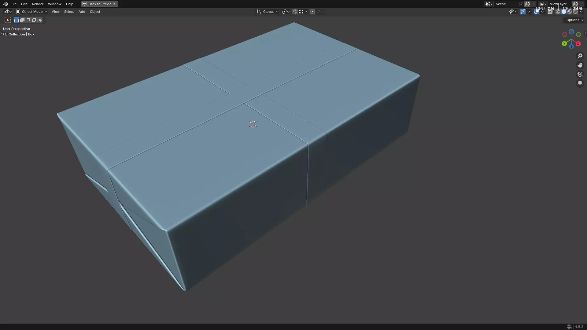 Wrapped Gift Box PBR 11 3D model_33