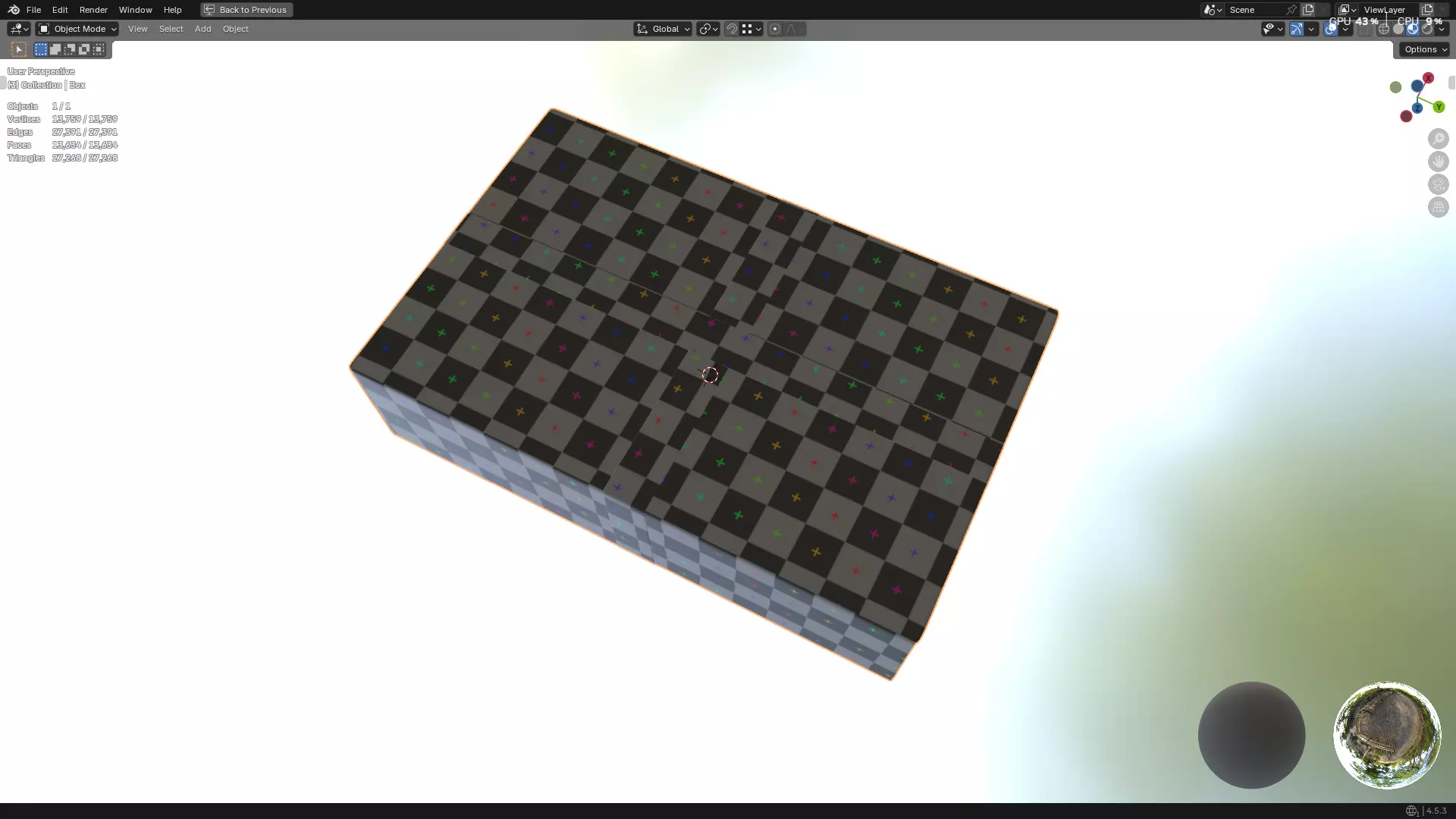 Wrapped Gift Box PBR 11 3D model_52