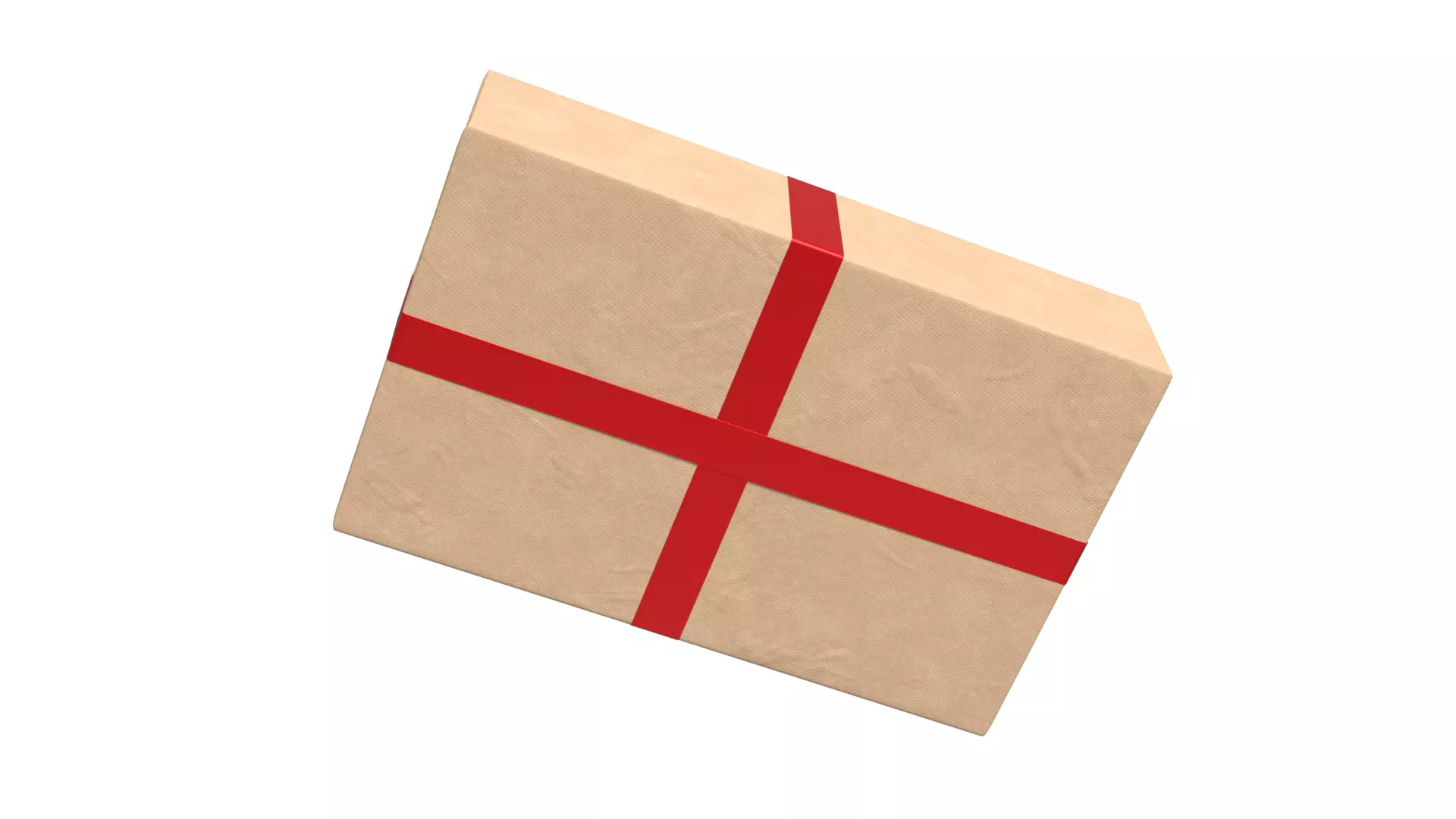 Wrapped Gift Box PBR 11 3D model_4