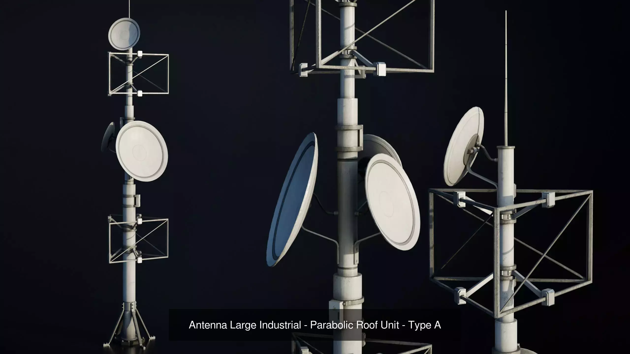 Roof Elements Pack - Industrial Props Collection _10