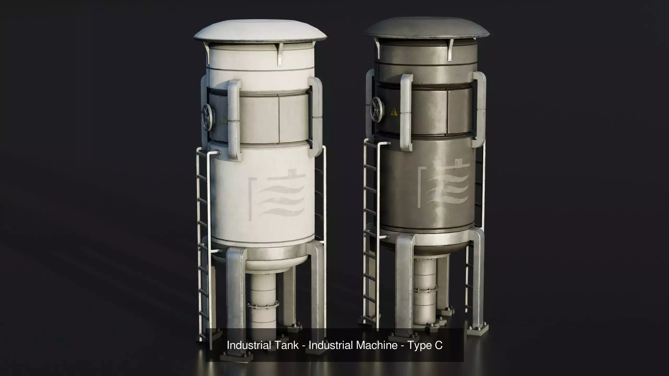 Roof Elements Pack - Industrial Props Collection _7