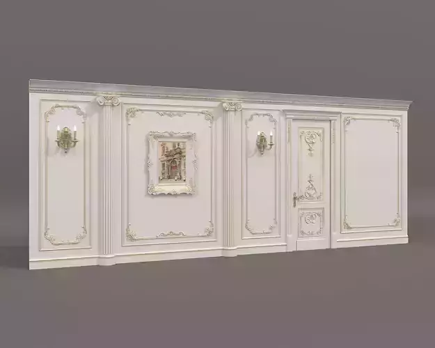 Wall Molding in Classic French style 50