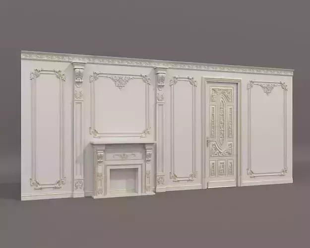 Wall Molding in Classic French style 51