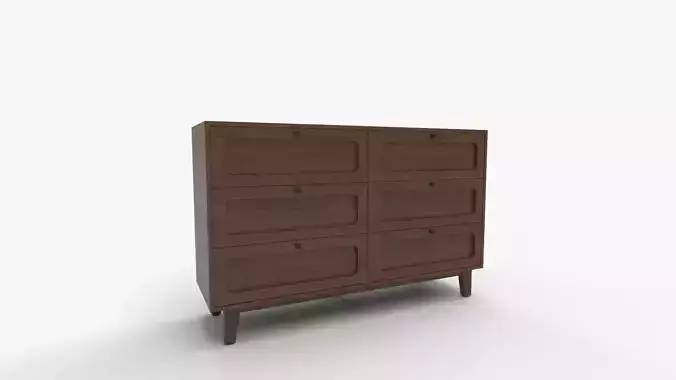 ORRD Drawer Fluted Dresser for Bedroom