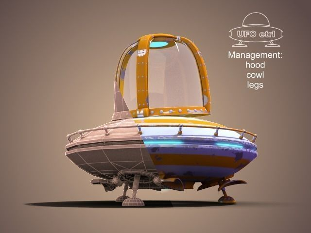 Alien UFO 3D model