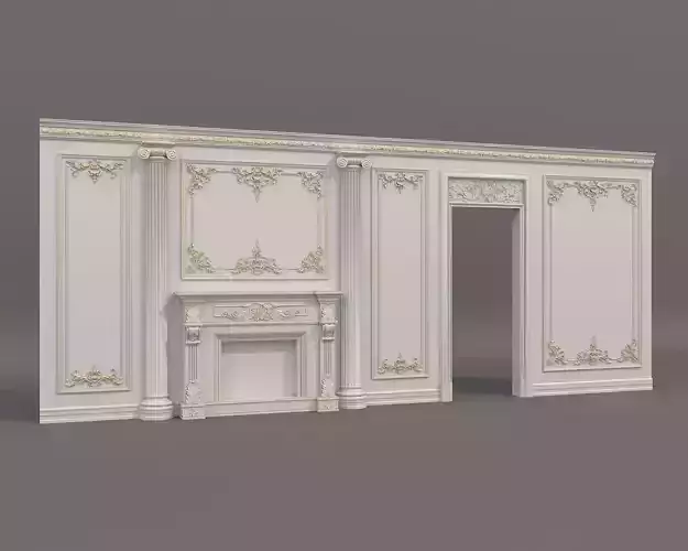 Wall Molding in Classic French style 52