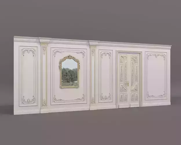 Wall Molding in Classic French style 54