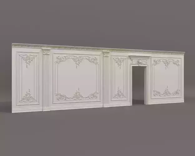 Wall Molding in Classic French style 55
