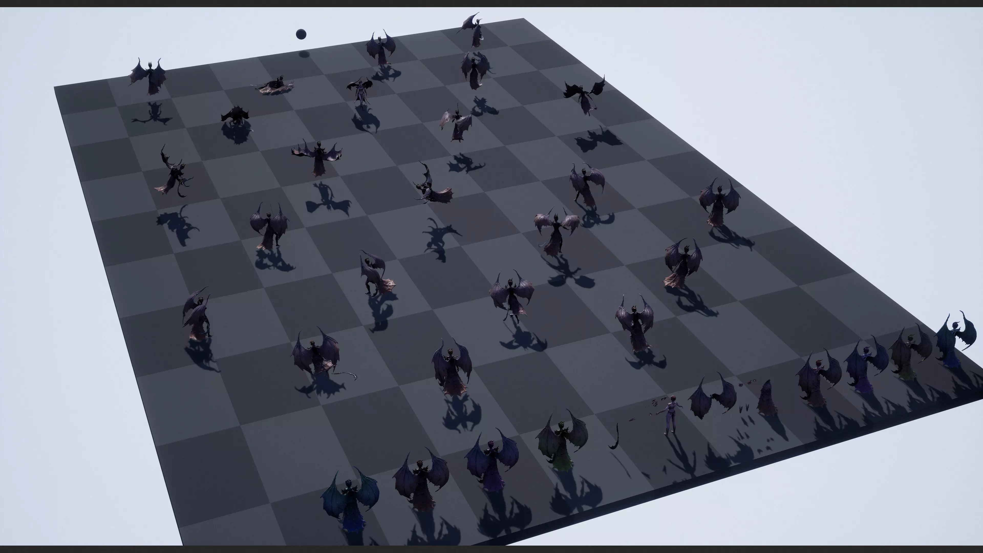 Demoness Low-poly 3D model_22