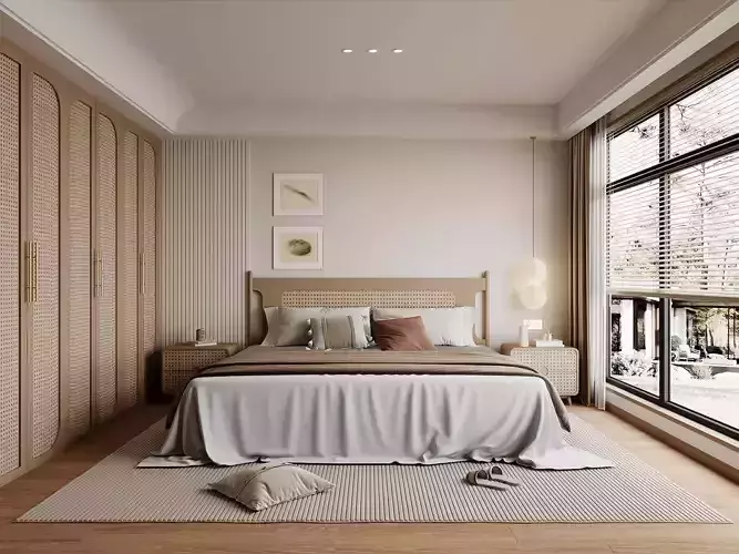 Japandi Master Bedroom