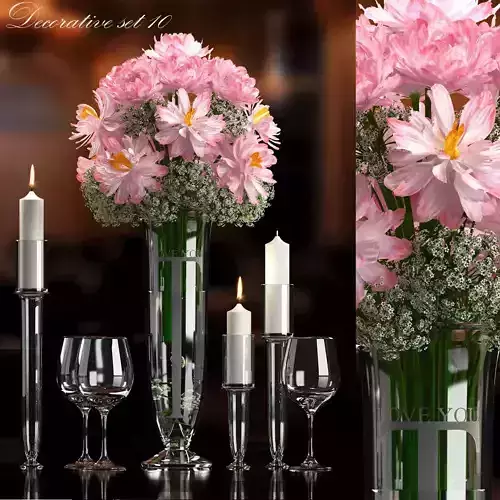 Decorative vase set