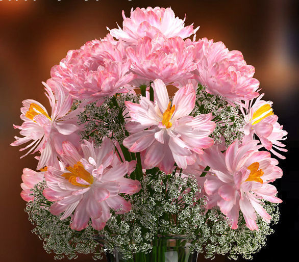 Decorative vase set 3D model_4