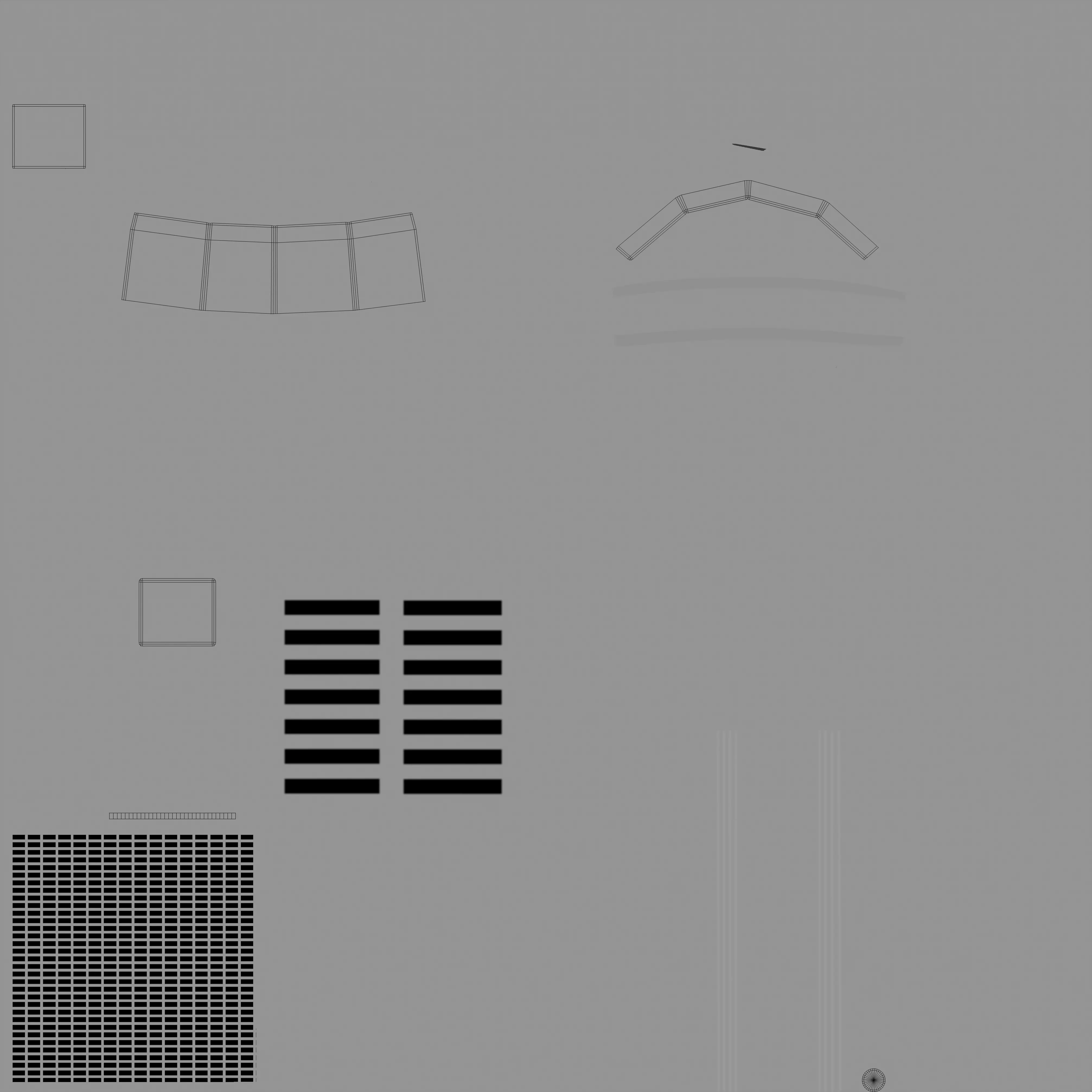 Square barrel 3D model_16