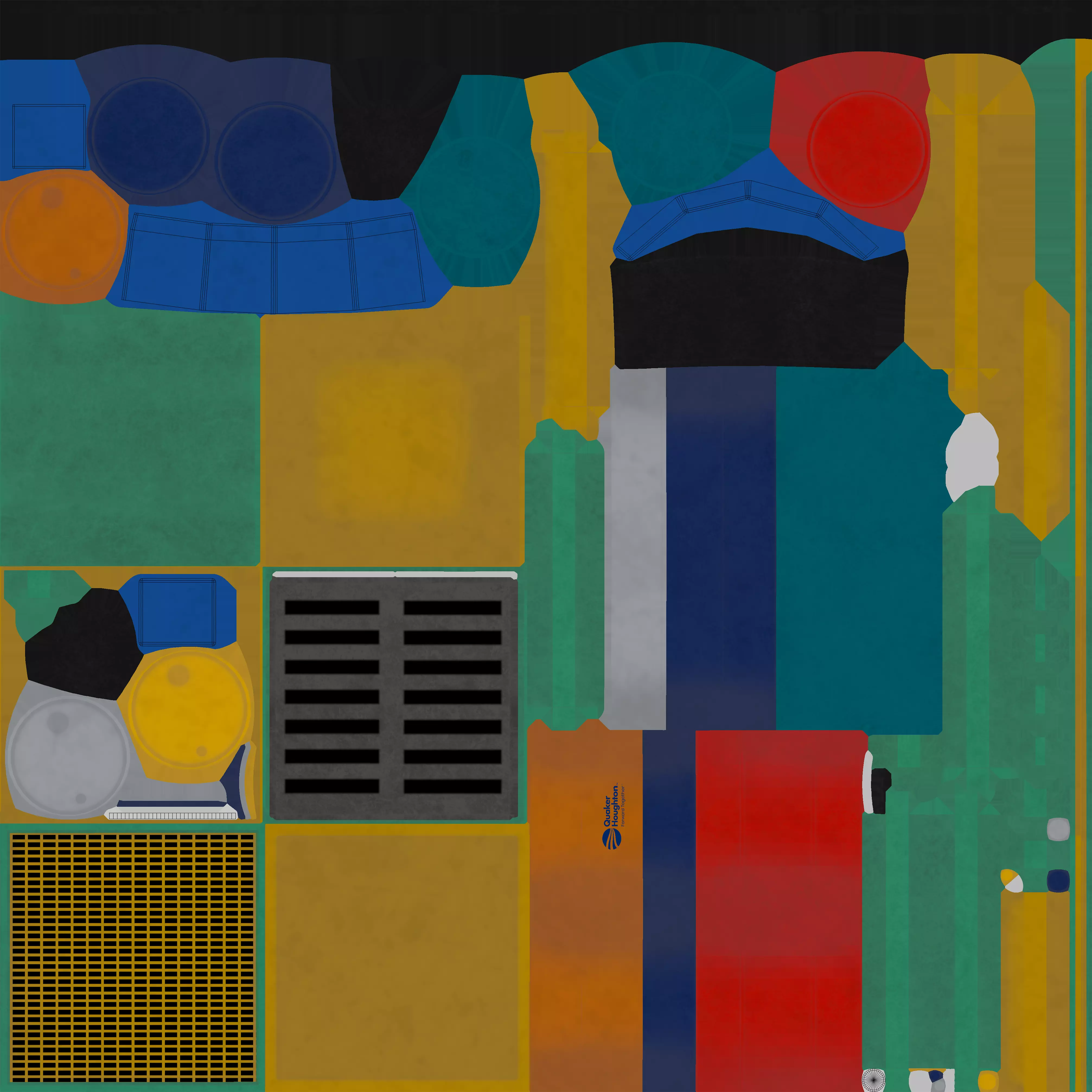 Square barrel 3D model_19