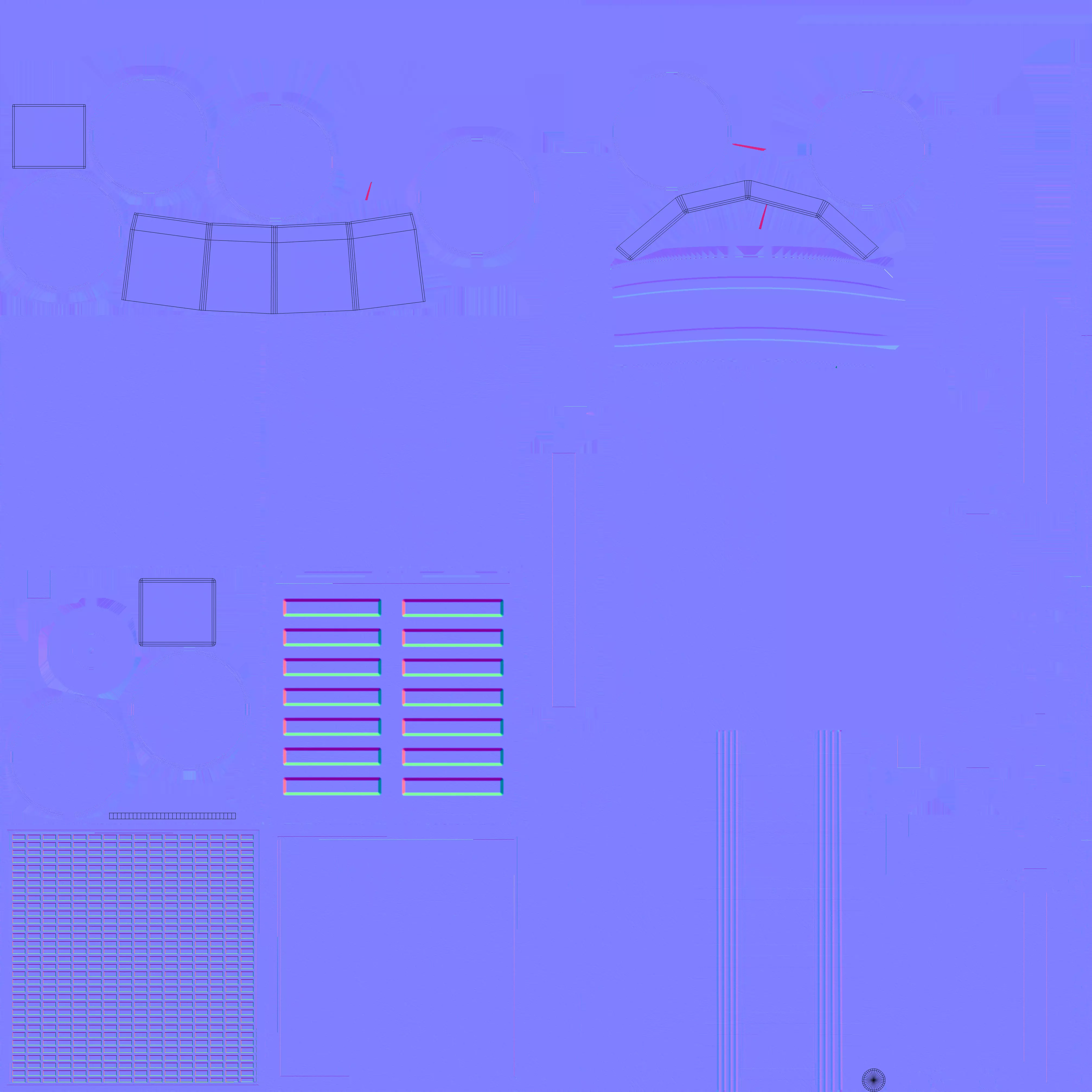 Square barrel 3D model_14