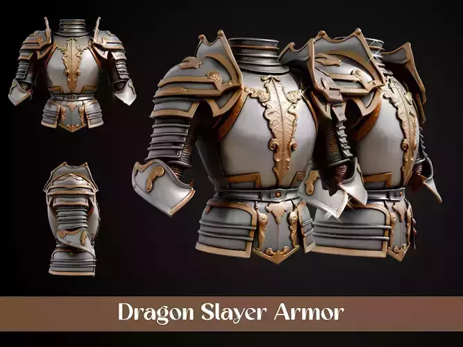 Stylized Medieval Armor - Dragon Slayer