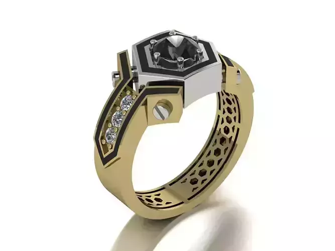 Jewelry Mens Ring Gold Elegant