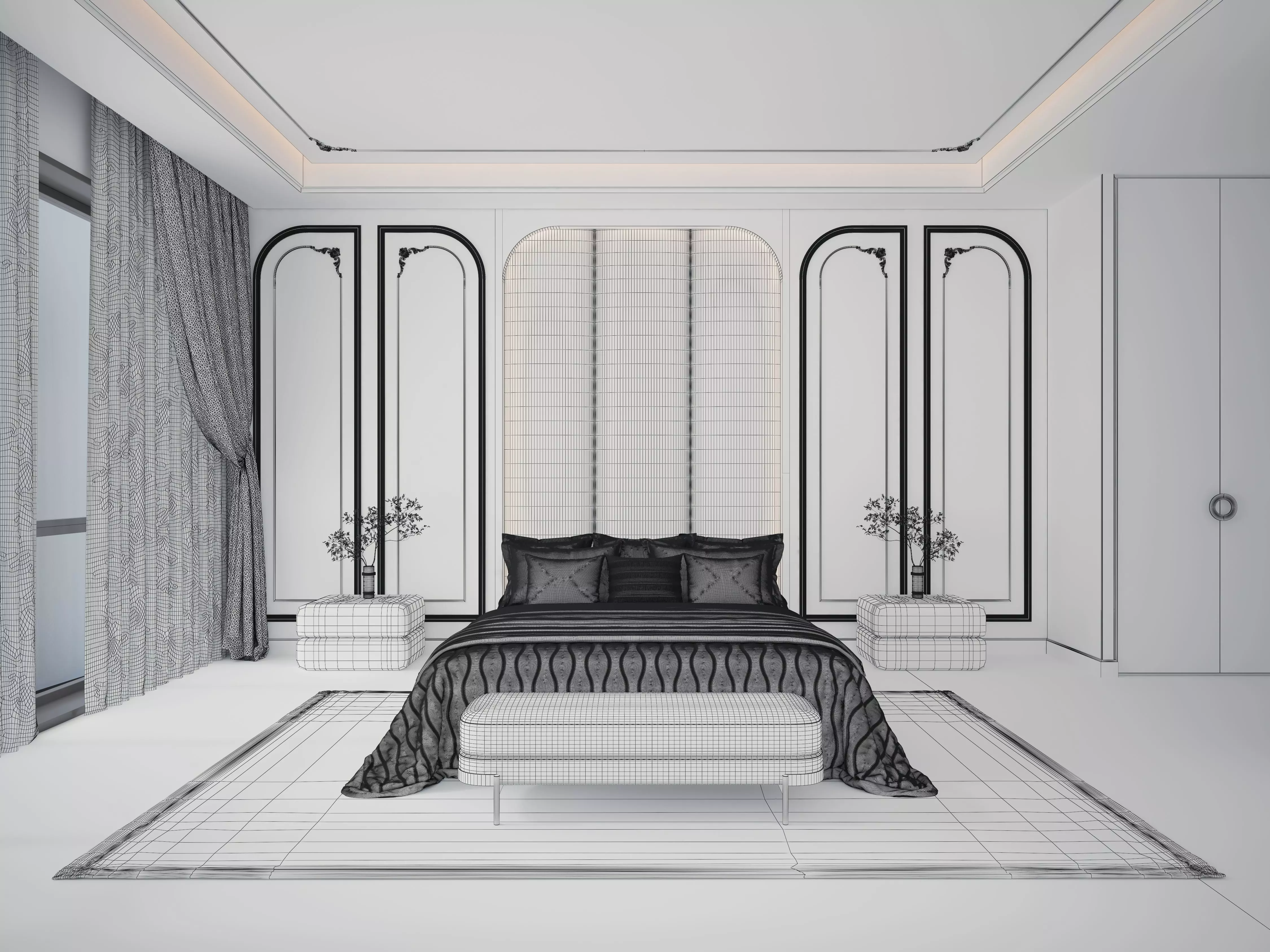 Bedroom 18 3D model_11