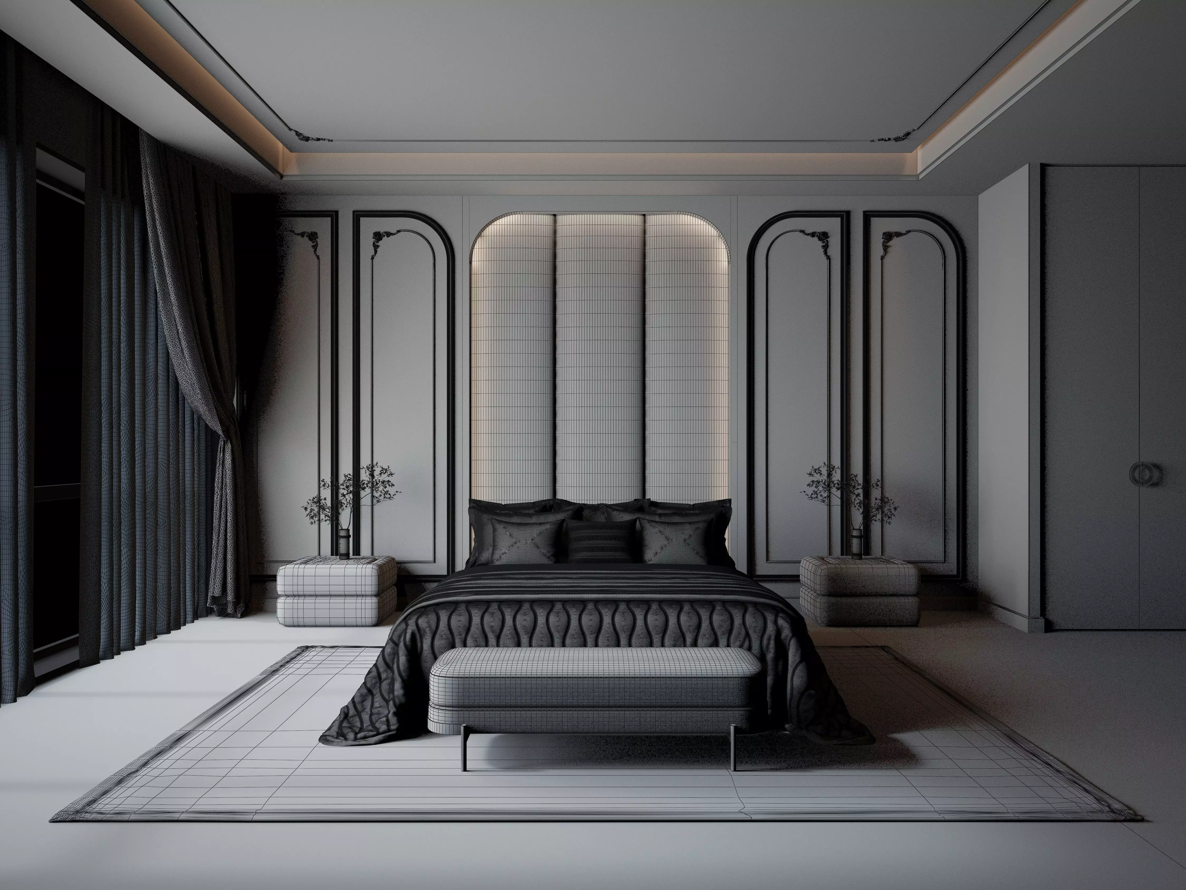 Bedroom 18 3D model_13