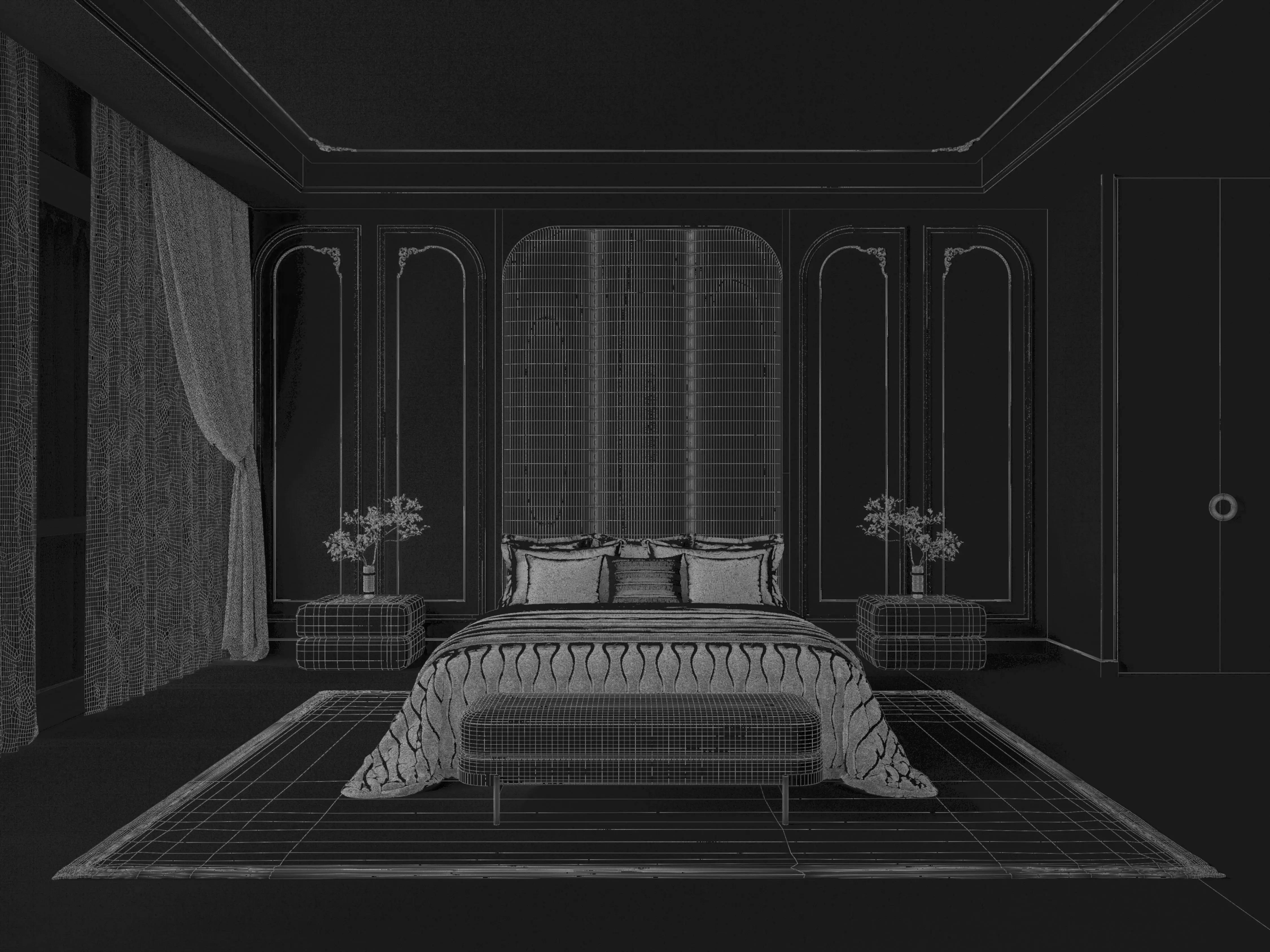 Bedroom 18 3D model_12