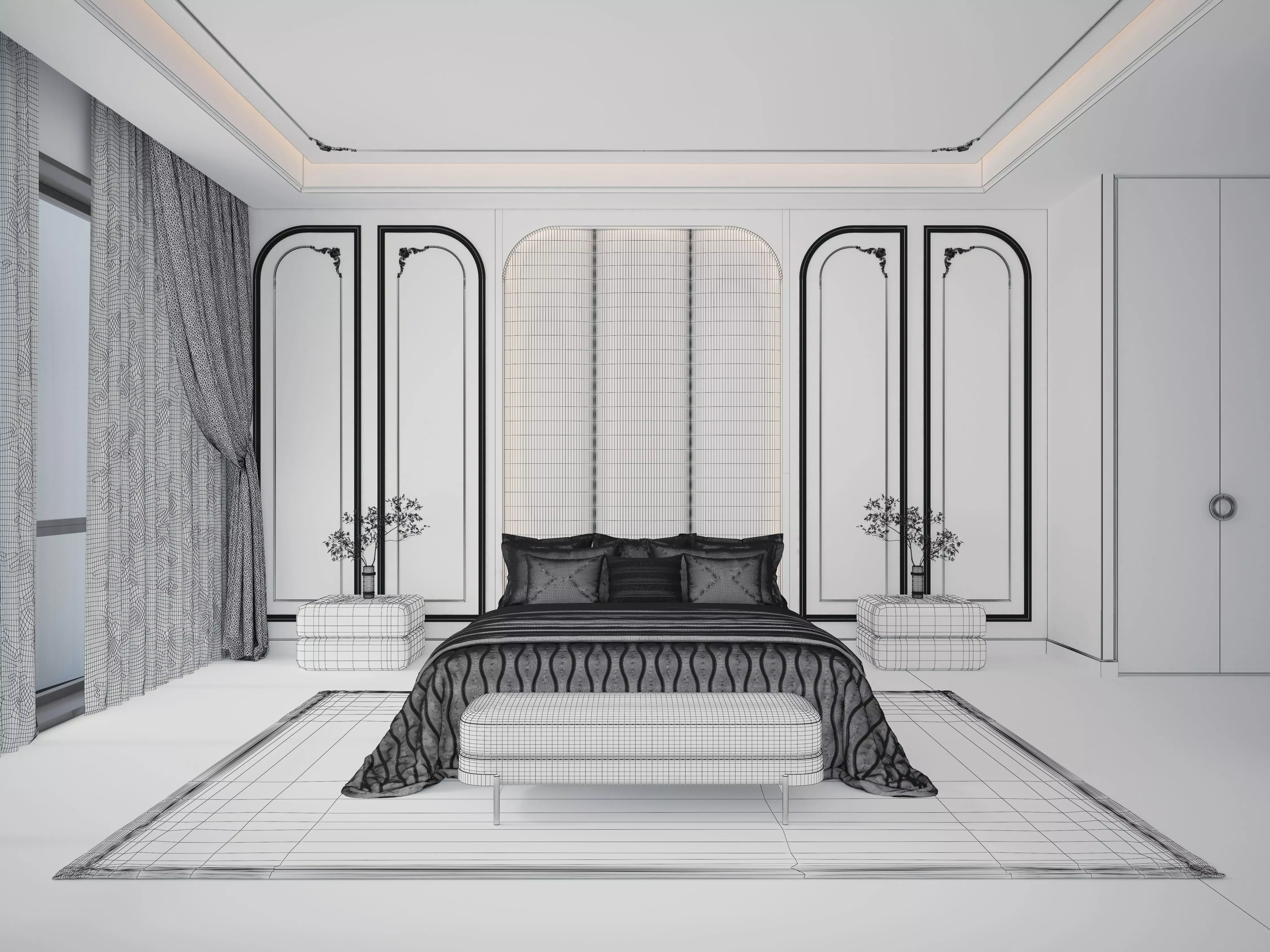 Bedroom 18 3D model_14